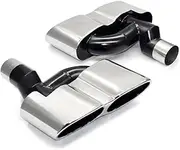 Compatible For Benz S-Class W221 S300 350 S500 S600 exhaust Tip modification S65AMG four outlet tail throat nozzle(Bend interface)