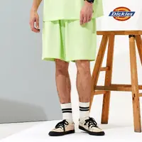 在飛比找momo購物網優惠-【Dickies】男款嫩綠色純棉仿舊水洗寬版休閒短褲｜DK0