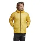 Sz L- ADIDAS TERREX MEN'S XPERIOR VARILITE PRIMALOFT HOODED JACKET, YELLOW.