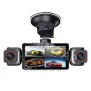 3in HD 1080P Car DVR 4 Lens Dash Cam Video Camera Recorder WiFi G-Sensor & LOCK (for: Subaru)
