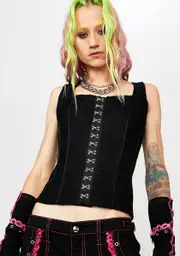 [Tripp NYC] Hook Eye Corset