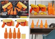 Nerf Alpha Strike Fang QS-4 Dual Targeting 18Piece Set Toy Gun Blaster Fire Fun