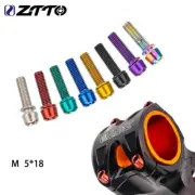 MTB Road Bike Handlebar Stem Riser 6pcs M5*18mm Bolt ZTTO