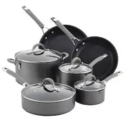 Circulon 84564 Hard Anodized Nonstick Cookware Set Pots and Pans Set 10 Piece
