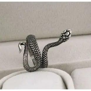 【K-2】曼巴蛇 戒指 蛇戒指 響尾蛇 飾品 搭配 銀飾 男女不拘 蛇 搭配【KM14】