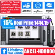 All System Heavy Duty Truck Scanner DPF Regen Diagnostic Tool Diesel Code Reader
