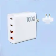 100W GaN Fast USB-C Power Adapter Wall Charger For iPhone iPad Macbook Samsung