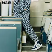 在飛比找momo購物網優惠-【MLB】休閒長褲 CUBE MONOGRAM系列 波士頓紅