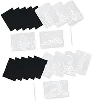 Diy Scratch Drawing Craft 2 Sets A4 Paper Cardboard Pet Scratch Book Boys and Girls' Art Activity Set