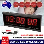 Oversized Digital Wall Clock Large Display Temperature Calendar Electronic Clock