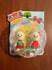 LIL Woodzeez 2017 Holiday Bobbleez - Snowflake & Snowball - NEW 2017