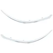 Set of 2 Bumper Face Bar Trims Molding Step Pads Front Driver & Passenger Pair (for: Kia)