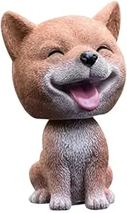 Nodding Dog For Car Dashboard, Dog Swing Head Puppy Nodding Moving Bobble Car Home Decor Puppy Toy, Simulation Shaking Head Decor Toy For Auto Interior Dashboard Ornament,3.74 * 2.36in