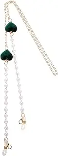 [LIFKOME] Glasses Lanyard Women Heart Eyewear Chain Mask Retainer Metal Eyeglass Cord Holder for Women and Girls