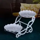 Plastic Dessert Storage Stand White Dessert Table Ornaments Cake Decor