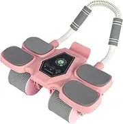 Abdominal Wheel Ab Roller, Exercise Equipment with Automatic Rebound, Core Trainer with Elbow Supports, Abdominal Exercise Machine for Strength, Fitness, Home Workouts, 9.06x7.87 inches