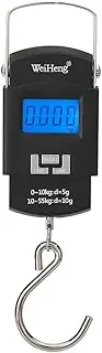 [Generic] WH-A25Portable Electronic Scale LCD Display Luggage Scale Multi-Unit Conversion Retractable Storage Handle 55kgAccuracy Scales with Backlight