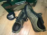 在飛比找Yahoo!奇摩拍賣優惠-converse  carhartt 聯名 軍綠色 板鞋 日
