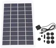 Portable Solar Panel Water Pump Kit Easy to Assemble Solar Powered Fountain Pump for Outdoor Garden Pond