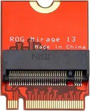 for Asus Rog Mirage 13 Laptop 2280 Replacement 2230 SSD Adapter Expansion Board NVME M-Key M.2 PCIE 4.0 Gold Finger Adapter Upgrade Converter 180 Degree Reversal