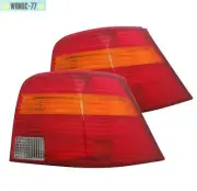 For VW Golf MK4 R32 Euro E-Code Red Orange Tail Lights Rear Lamp Set Anniversary (for: Volkswagen)