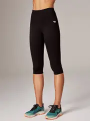Compression Fit Leggings. Running Bare Sculpt 1/2 Tight