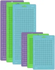 Xunweiad Cutting Mat for 4.5X12Inch&4.5X6.5Inch(StandardGrip,LightGrip,StrongGrip 6 Mats),Variety Adhesive Cutting Mat
