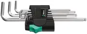 Wera 950/7 Hex + Ball End L-Key Set Metric 7 Pce 022181