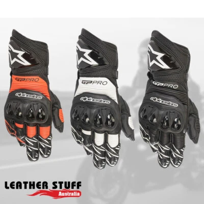 Alpinestars GP Pro R3 Motorcycle Gloves Leather Motorbike Sports Race Gloves