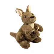 Hug'ems Kangaroo w/joey Medium 11"/28cm stuffed animal Wild Republic - NEW