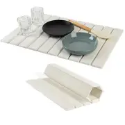Stone Drying Mat For Kitchen Counter(23.6"x15.5")Super Absorbent Non-Slip Lar...