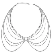 [Generic] Rhinestone Waist Chain Multi-layer Tassel Body Chains Sexy Bikini Chain Jewelry Accessories Adjustable for Women