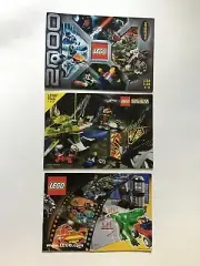 Lego Catalog Magazines Space UFO 1997 Soccer 2000 Life On Mars 2001 Total x3