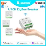 Tuya DIY Zigbee 3.0 Smart 1/2/3/4 CH 10A/16A Switch 2-Way Control Light Relay Sm