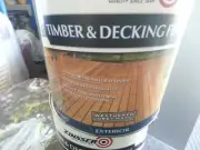ZINSSER 4 LITRE WATER-BASE FOR TIMBER& DECKING WEATHERED-GREY MATT colour