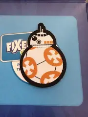 Woolworths Fix-ems Collectables Fabric Stickers Patch Badge Star Wars BB-8
