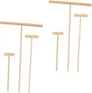 KICHOUSE 2Sets Mini Rakes Tool for Meditation Sand Table Accessories of Prong Prong Rakes for Scene Layout Props Enhance Your Sand Art Experience and Find Inner Peace