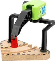 QUMIIRITY Funny Decorative Train Crane Model Simulation Crane for Railway Scene Building Material Present