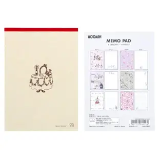 【sun-star】moomin 嚕嚕米 A6 彩色便條本 小不點亞美(文具雜貨)