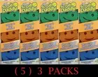 5x Scrub Daddy Colors Non-Scratch FlexTexture Sponge Multi-Color ( 5 ) 3 PACKS