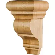 MINI- Traditional Wood Bar Bracket- 3" x 2-1/2" x 5"