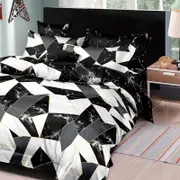 Fabric Fantastic Makoto King Size Quilt/doona/duvet Cover Set