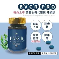 在飛比找樂天市場購物網優惠-BVCR Pro錠 酵母B群 酵母鉻 陳年醋 富鐵藍藻 60