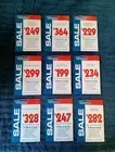 Lot 9 Vintage 1970s Kelvinator Refrigerator Appliances BF Goodrich Price Tags