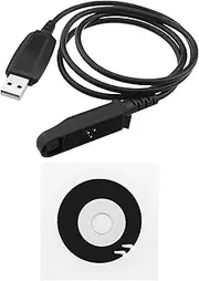SING F LTD 1 Set Walkie Talkie Connection Computer USB Interface Programming Cable with CD Compatible with Baofeng UV-9PLUS BF-UV9R BF-A58 BF9700