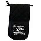 Im Not Always A - Novelty Double Mitt Oven Gloves Double Kitchen Chef BBQ Mitts