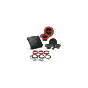Alpine Compact 4-Channel Amplifier with 4 x 6.5" Car Speakers & Amp Kit