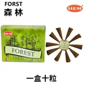 HEM Handmade India Incense Cone - FOREST 10 pieces Fixed Size