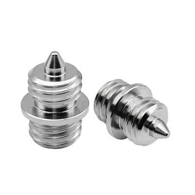 2pcs Stainless Steel Adapter for 360 Prism Topcon total station ATP1 5/8"Thread