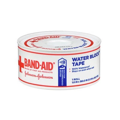 Water Block Tape 1 Inch X 10 Yards 1 Roll by Band-Aid